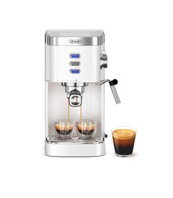 Gevi 20 Bar Compact Espresso Machine with Milk Frother for Latte&Cappuccino Budget under$150; Removable Water Tank; Produce Good Crema; Include Necess