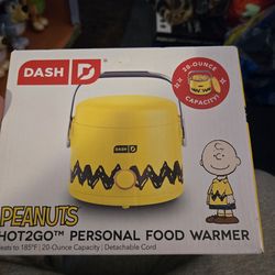 brand new peanuts personal food warmer