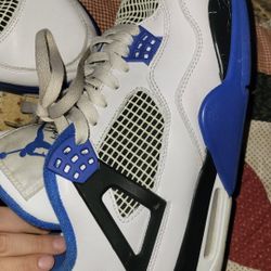 Blue Nike Air Jordan 4