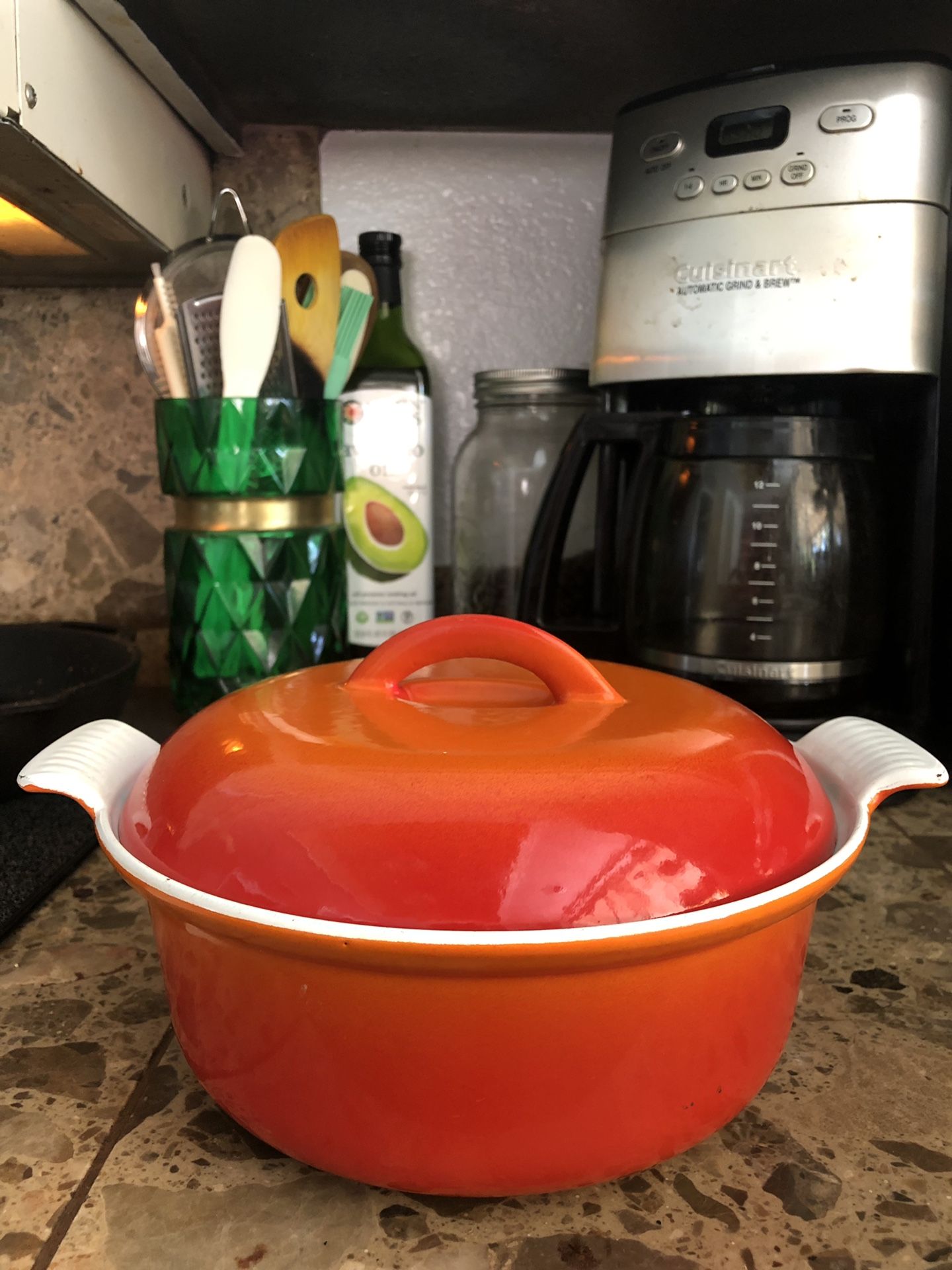 Beautiful cast iron & enamel pot! Belgium made Descoware!