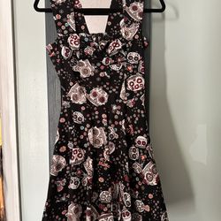 Day Of dead Pinup dress