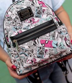 NWT Retro Spider-Man / Avengers Marvel Loungefly Mini Backpack