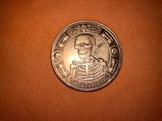 Memento Mori Skeleton Copper 1oz copper Coin