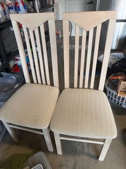 Set of 2 Wood Dining Chairs