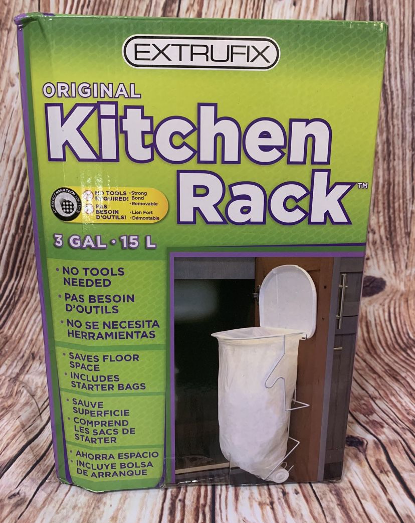 3 Gal Kitchen Trash Can Space Saver Rack 