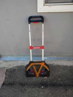 carrito de mano plegable.