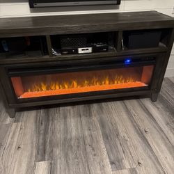 MUST GO-Ashley Furniture Todoe 65" TV Stand with Electric Fireplace