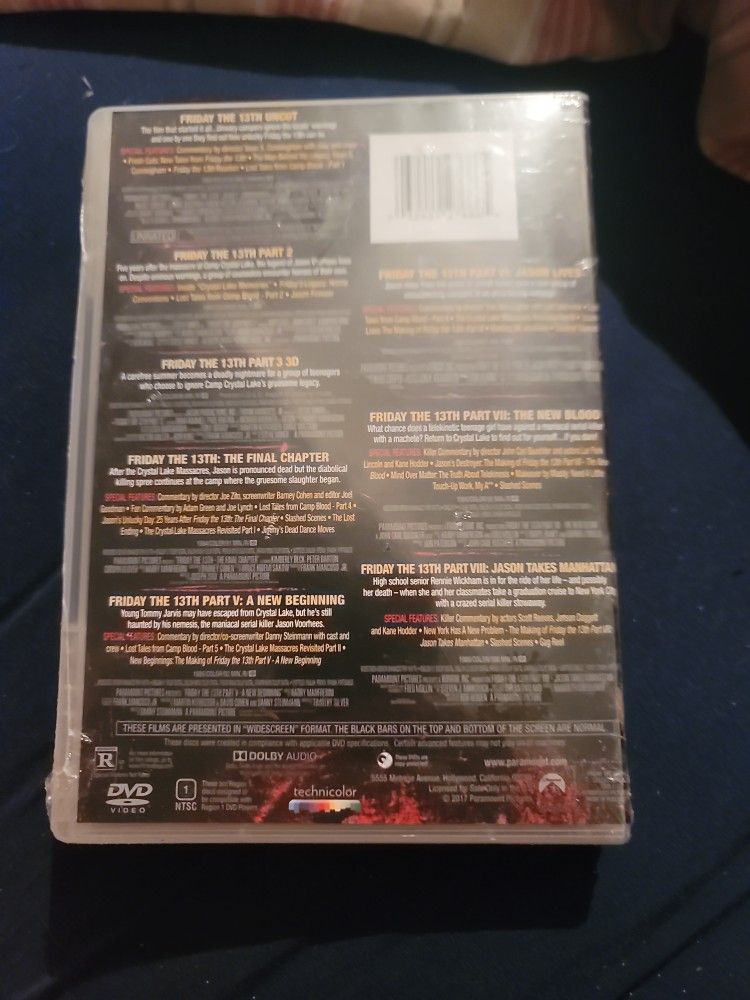 fridatay the 13th 6 movie collection