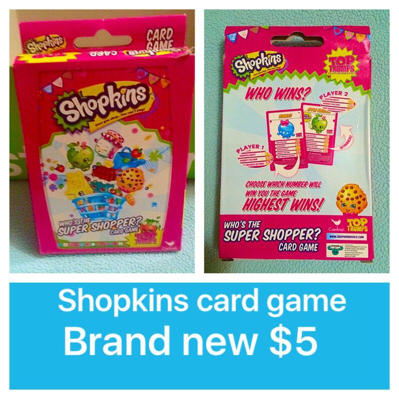 Shopkins card game
