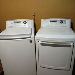 Lg washer and dryer set