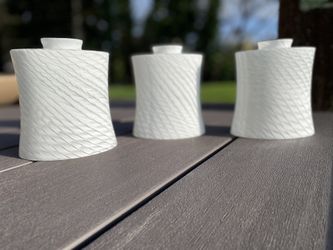 Three Glass Pendant Shades