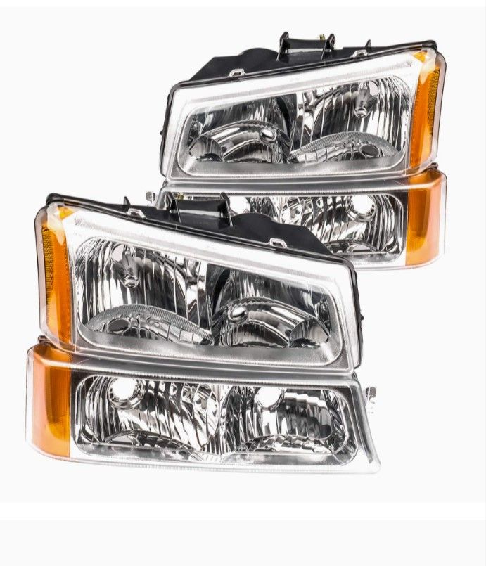 Front Headlights 2003-2007 Chevy Silverado