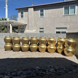 Beautiful Gold Planters