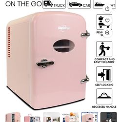 Pink Mini Fridge