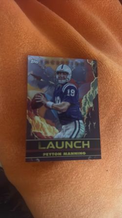 2024 Topps Inception Launch Peyton Manning Case Hit Insert SSP Colts L-21
