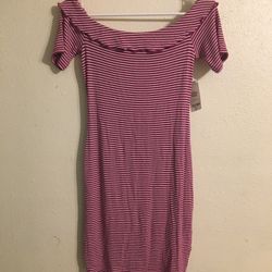 NEW With Tags, Woman’s Striped Dress, Size Small 