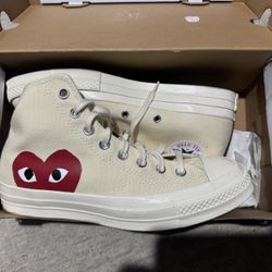 Comme des garçon converse size 8