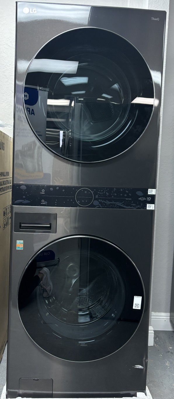 Lg Electronics Black stainless Electric (All in One Washer / Dryer) - With Warranty - Model : WKEX200HBA -  5118