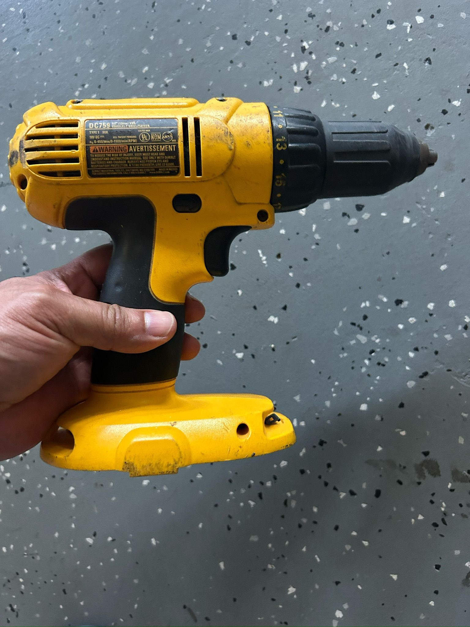 Dewalt Drill Only