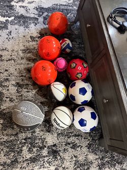 Balls new and used