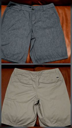 Two pairs of O'Neill Redwood 22" Walk Shorts - 36W