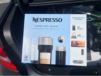 BRAND NEW Nespresso Vertuo Pop+ Deluxe Bundle ☕️ Milk Frother Included! SAVE $$$ 🔥