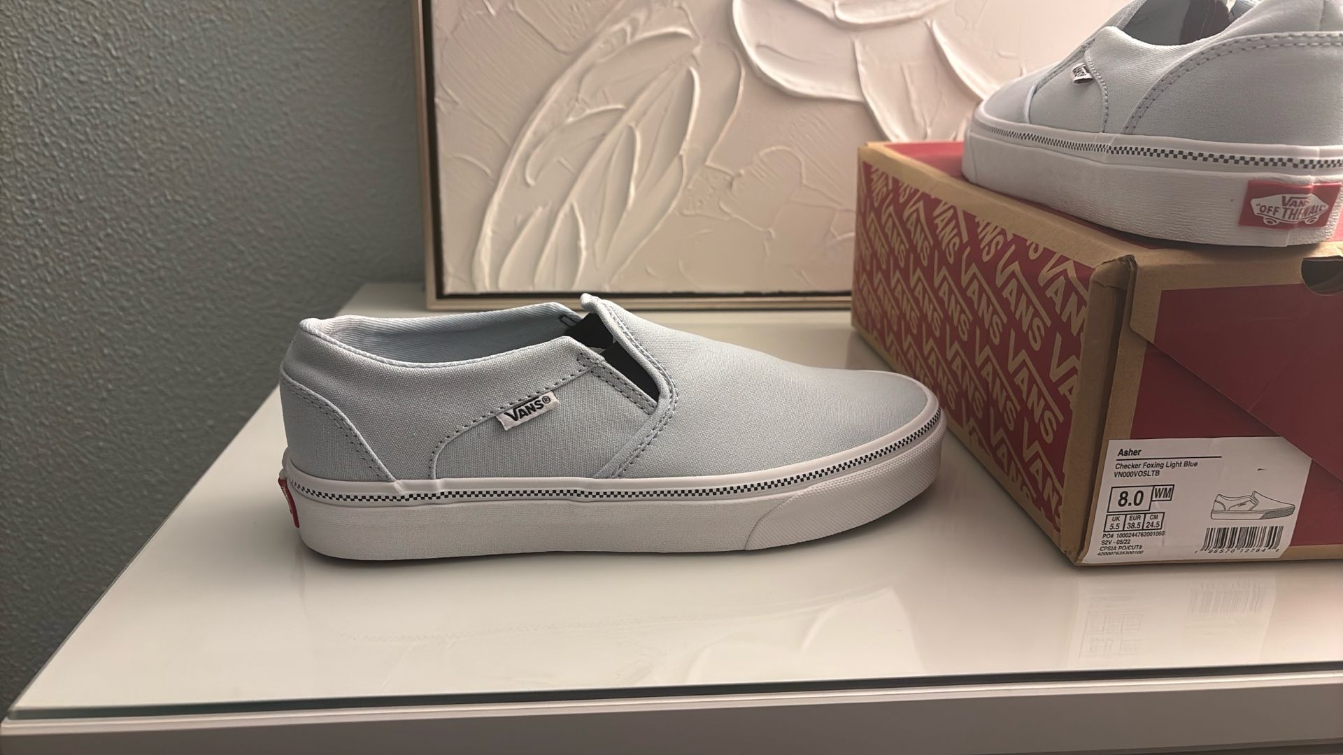 Brand New Light Blue Vans