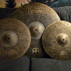 Meinl 20" Ride Cymbal And 14" Hi Hat Cymbals