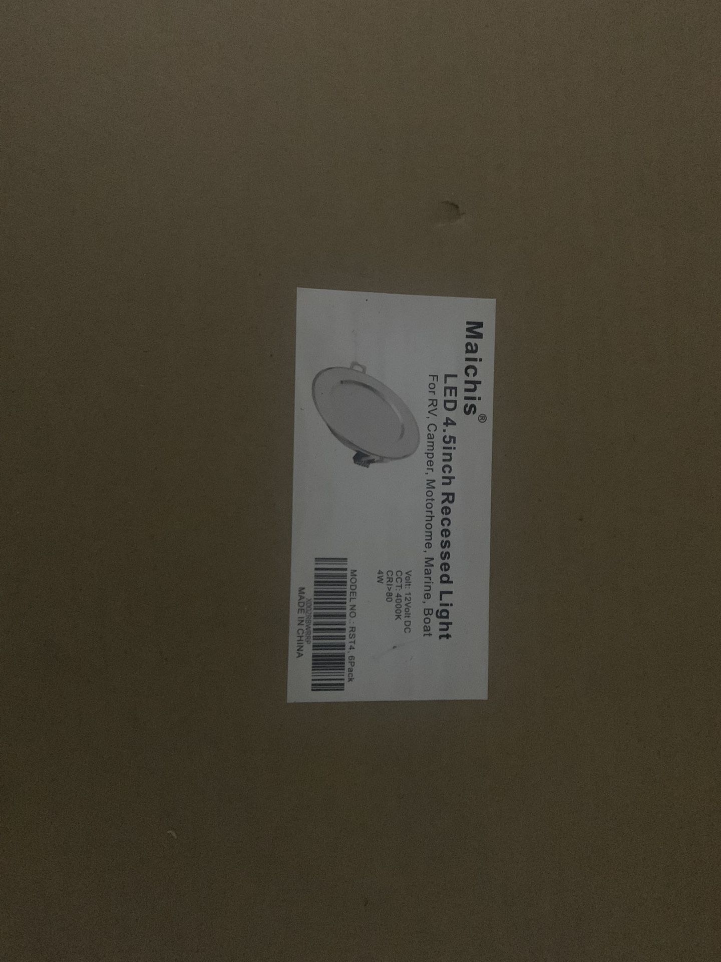 4.5 Led Recessed Lights For Rv,motorhome,van