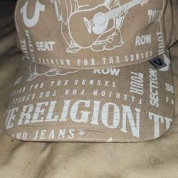 True Religion logo snapback.