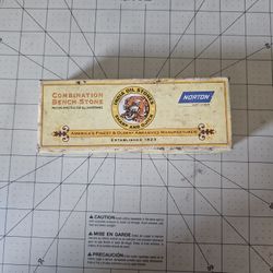 Norton India Oil Stones Combination Bench Stone