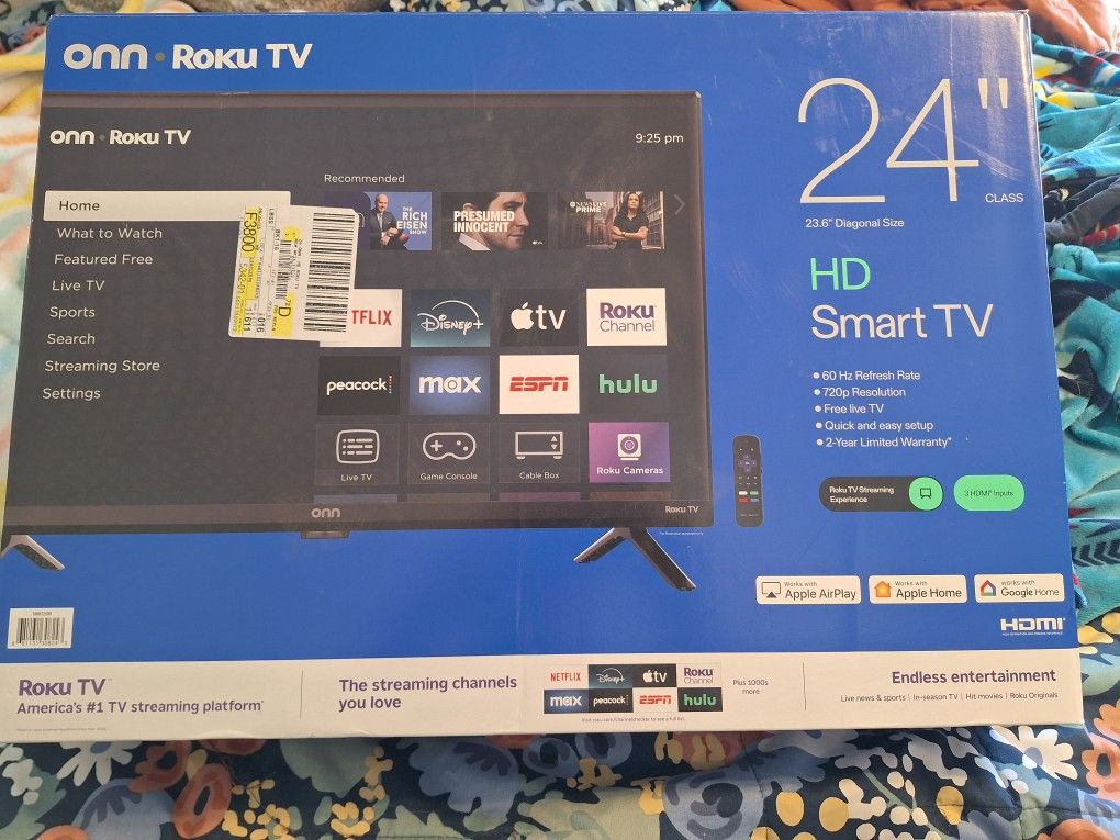 New 24in Roku HD Smart Tv