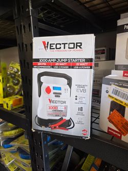 Vector 1000 Amp Jump Starter with Air Compressor panchos tools