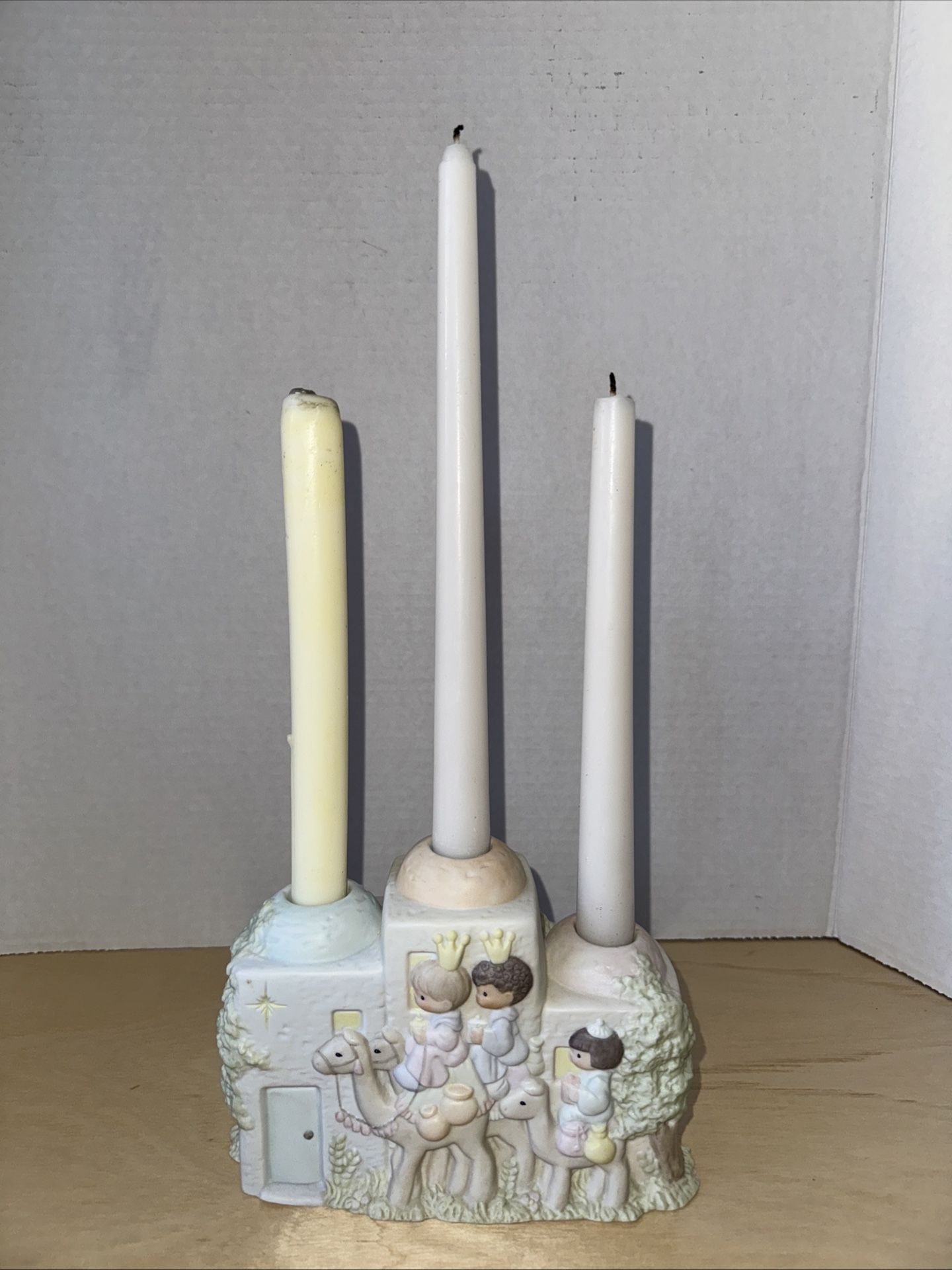 Three King Candle Holder Precious Moments 