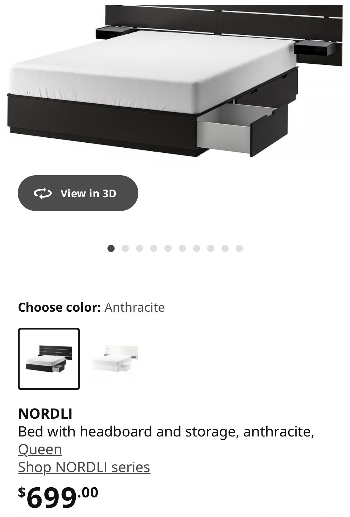 Ikea Queen Size Bed With Storage Drawers