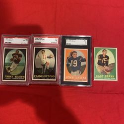 Vintage Sports Cards . Rare 1958 Topps  Football Complete High-Grade Set(132) Brown HOF 4