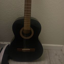 6 String Lucero Guitar Model LC100BK