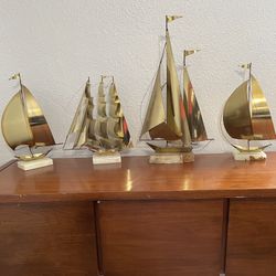 Original Vintage Yosi Designs Sculpture On Marble