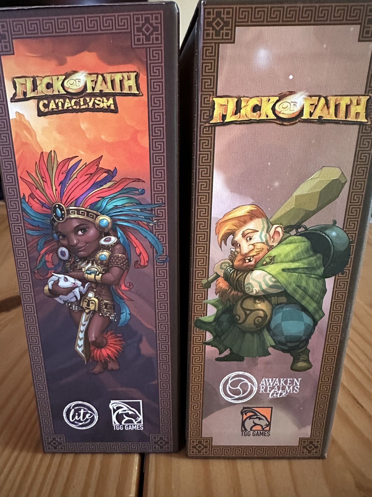Flick Of Faith Board Game And Cataclysm Expansion