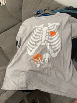 Halloween pregnancy announcement shirts