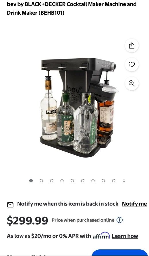 Cocktail Maker Machine