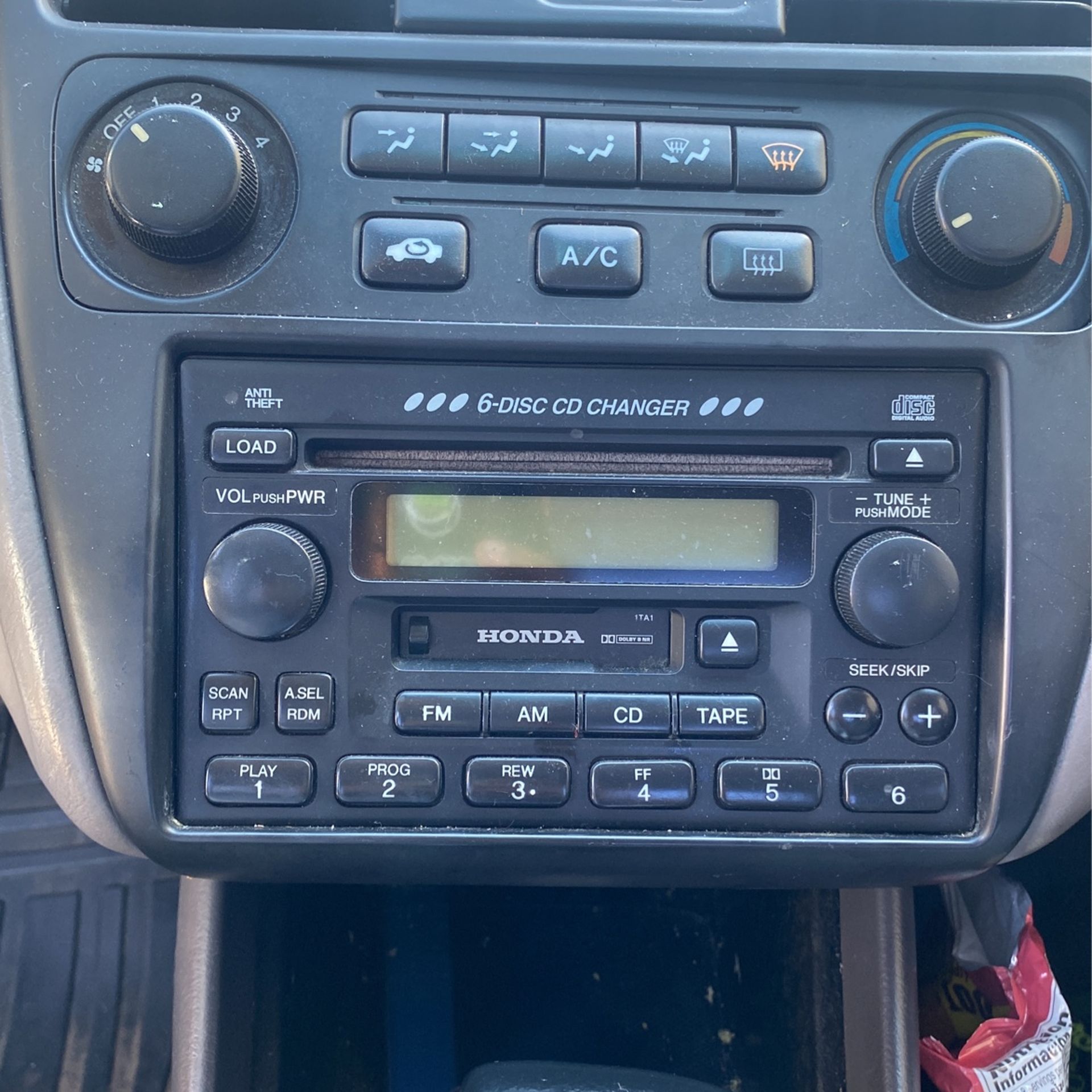 Honda Accord Radio