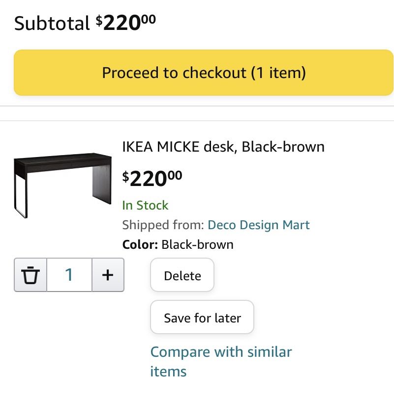 Black Desk Or Makeup Vanity Desk