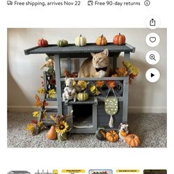 Cat House With Balcony