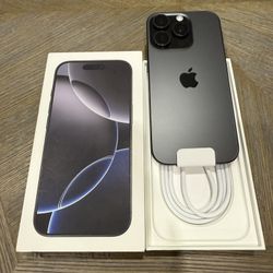 iPhone 16 Pro Black Titanium, 128GB
