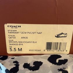 Brown Coach Shoes