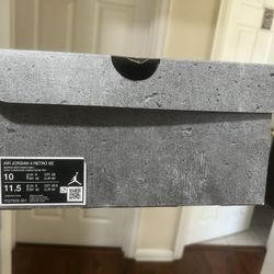 Cement Jordan 4’s