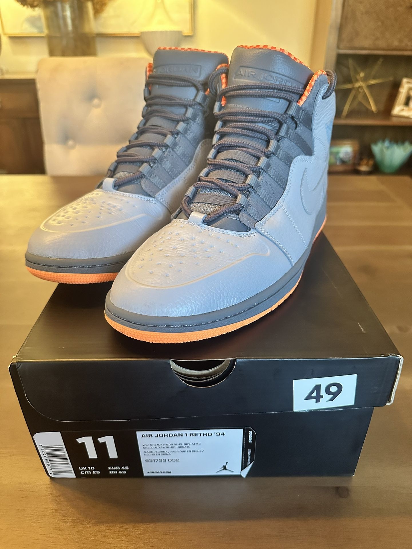 Jordan 1 High 94 Bobcats Size 11