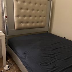 Luxury Tufted Bed Frame + Adjustable Base (Queen Size)