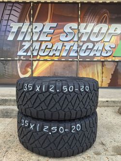 Pair of 35×12.50/20. NITTO RIDGE GRAPPLER. FREE INSTALL AND BALANCE